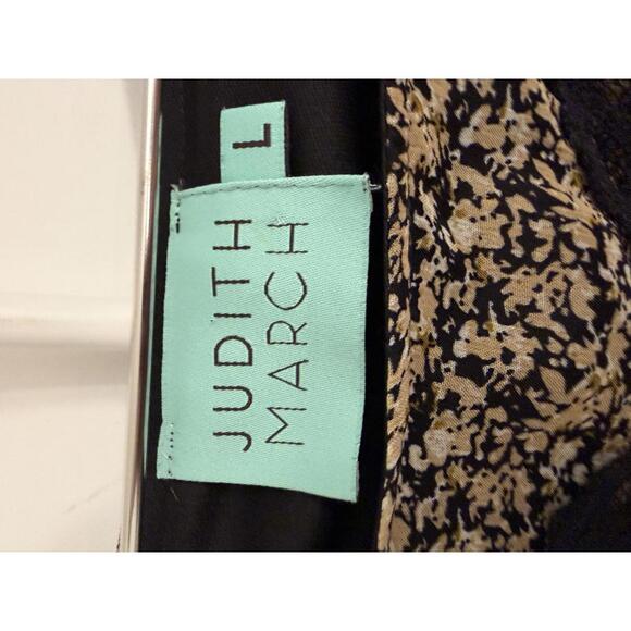 Judith March black lace overlay blouse  Size Large - Picture 4 of 7